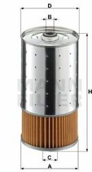Mann-filter Filtru ulei MANN-FILTER PF 1050/1 n (PF 1050/1 n) - automobilus