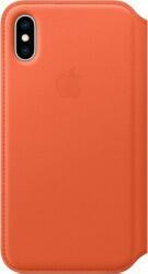 Apple Husa Apple Leather Folio iPhone XS Sunset