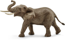 Schleich Figurina Schleich Wild Life Africa - Elefant african, cu trompa ridicata, mascul (14762) Figurina