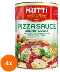MUTTI Set 4 x Sos de Rosii Mutti pentru Pizza Condimentat 4100 g