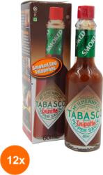 Tabasco Set 12 x Sos Chipotle Ardei Rosu Tabasco, 60 ml