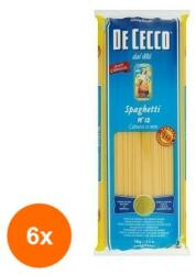 De Cecco Set 6 x Paste Spaghetti De Cecco 1 Kg