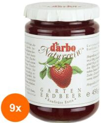 Darbo Set 9 x Gem de Capsuni Darbo 450 g