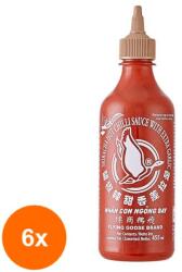 Flying Goose Set 6 x Sriracha Chilli With Garlic Flying Goose 455 ml