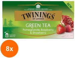 TWININGS Set 8 X Ceai Verde cu Aroma de Lamaie si Miere Twinings 25 x 1.6 g