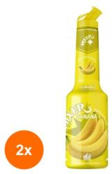 Mixer Set 2 x Pulpa Banana 100% Concentrat Piure Fructe Mixer 1 l
