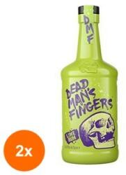 Dead Man's Fingers Set 2 x Rom Dead Mans Fingers, Lime Rum, 37.5% Alcool, 0.7 l
