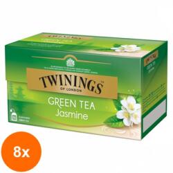 TWININGS Set 8 X Ceai Verde cu Aroma Iasomie Twinings 25 x 1.8 g