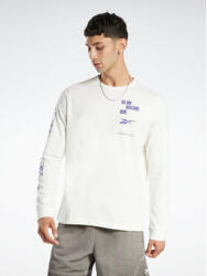 Reebok Longsleeve Basketball All Are Welcome Here HN5806 Alb Relaxed Fit