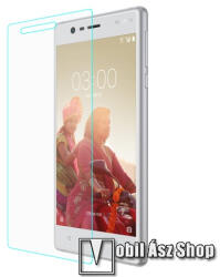 Nokia 3, Üvegfólia, 0, 3mm vékony, 9H, Sík részre