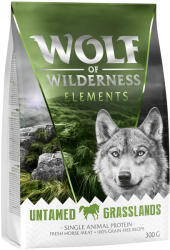 Wolf of Wilderness Wolf of Wilderness Testează: Hrană uscată, umedă, snackuri câini - uscată: Untamed Grasslands Cal (300 g)