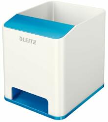 Leitz Írószertartó műanyag LEITZ Wow 2 rekeszes fehér/kék (53631036) - irodaszer