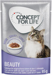 Concept for Life Concept for Life Beauty Adult - Rețetă îmbunătățită! Hrană umedă: 12 x 85 g în sos
