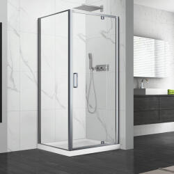 Fluminia Cabina de dus, Fluminia, Andina, patrata, 80 x 80 cm, crom (P18RE01 80x80)