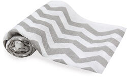 Scamp Textil pelenka /Szürke-fehér, cikkcakk (TEPE_szürke chevron)