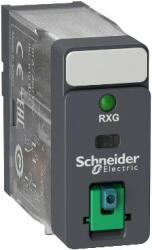 SCHNEIDER RXG12JD Zelio RXG Interfész relé, 1CO, 10A, 12VDC, tesztgomb, LED (RXG12JD)