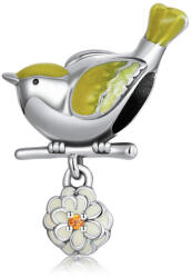 BeSpecial Pandantiv argint cu pasare si floare (PZT0220)