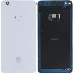 Huawei P9 Lite (2017), Honor 8 Lite - Carcasă Baterie + Senzor de Amprentă (White) - 02351FVR, 02351DLW Genuine Service Pack, White
