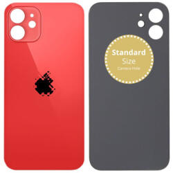 Apple iPhone 12 - Sticlă Carcasă Spate (Red), Red