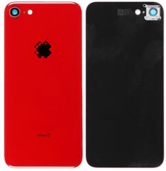 Apple iPhone 8 - Sticlă Carcasă Spate + Sticlă Cameră Spate (Red), Red