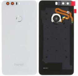 Huawei Honor 8 - Carcasă Baterie + Senzor de Amprentă (Pearl White) - 02350XYU, 02350WKK Genuine Service Pack, Pearl White