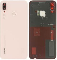 Huawei P20 Lite - Carcasă Baterie + Senzor de Amprentă (Sakura Pink) - 02351VTW, 02351VQY Genuine Service Pack, Pink