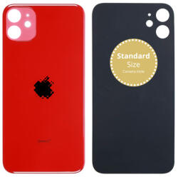 Apple iPhone 11 - Sticlă Carcasă Spate (Red), Red