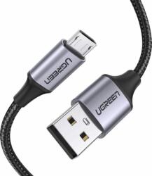 UGREEN 60403 USB-A apa - Micro USB-B apa 2.0 Adat és töltőkábel - Fekete (3m) (60403)
