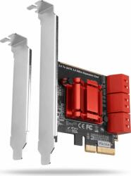 AXAGON PCES-SA6 6x belső SATA port bővítő PCIe kártya (PCES-SA6)