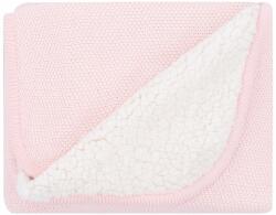 KikkaBoo Pătură tricotată din bumbac KikkaBoo - Dream Big Pink, 75 х 100 cm (31103010046) Lenjerii de pat bebelusi‎, patura bebelusi