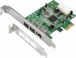 Dawicontrol DC-FW800 3x FireWire port bővítő PCIe kártya (DC-FW800 PCIE BLISTER)