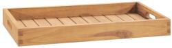 vidaXL Tavă pentru servit, 60x35 cm, lemn masiv de tec (315456) - vidaxl