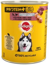 PEDIGREE Adult Protein+ 12x800 g nedves teljes értékű eledel felnőtt kutyáknak vadhússal és baromfihússal habokban