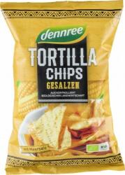dennree Tortilla chips cu sare bio 125g Dennree - supermarketpentrutine - 9,96 RON