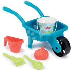 Ecoiffier Roabă cu unelte de grădină Garnished Weelbarrow Set Écoiffer cu stropitoare mare 5 accesorii de la 18 luni (ECO4560)