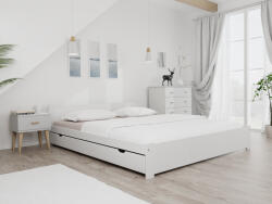 IKAROS ágy 180 x 200 cm, fehér Ágyrács: Lamellás ágyrács, Matrac: Somnia matrac 18 cm
