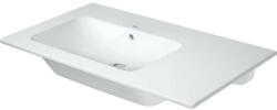 Duravit ME by Starck aszimmetrikus mosdó 83x49 cm csaplyuk nélkül, fehér alpin 2345830060 (2345830060)