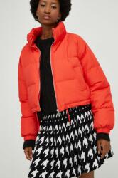 Answear Lab rövid kabát női, narancssárga, téli, oversize - narancssárga L/XL
