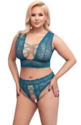 Cottelli Collection Plus size szett Emerald Green, XXXXL