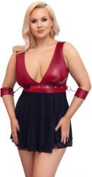 Cottelli Collection Plus size ruha Red Bondage, XL