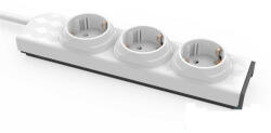 allocacoc PowerCube Power Strip 3 Plug 1 m Switch (10250/PSMDDE)