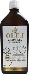 Lab-v Ulei de somon 100% pentru câini și pisici de toate vârstele 500 ml Presat la rece