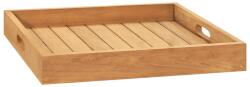 vidaXL Tavă pentru servit, 50x50 cm, lemn masiv de tec (315457) - vidaxl