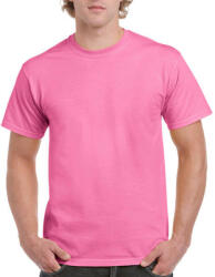 Gildan Uniszex póló Rövid ujjú Gildan Ultra Cotton Adult T-Shirt - 2XL, Azálea (világos rózsaszín)