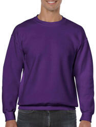 Gildan Uniszex Pulóver Hosszú ujjú Gildan Heavy Blend Adult Crewneck Sweat - L, Lila