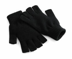 Beechfield Férfi kesztyű Beechfield Fingerless Gloves L/XL, Fekete