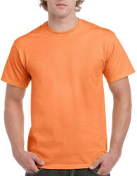 Gildan Uniszex póló Rövid ujjú Gildan Ultra Cotton Adult T-Shirt - 2XL, Mandarinsárga