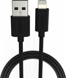 Duracell 5022 USB-A apa - Lightning apa 2.0 Adat és töltő kábel - Fekete (2m) (USB5022A)