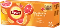 Lipton Ceai infuzie Lipton din grapfruit si portocala, 20 plicuri