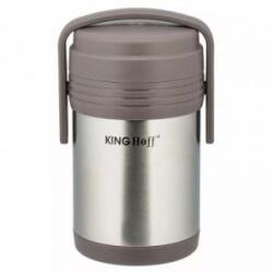 Kinghoff Termos alimentar Kinghoff KH 4075, 3 recipiente, 1, 5 litri, Pereți dubli, Oțel inoxidabil